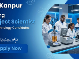 Scientist Job at IIT-Kanpur. Biotechnology Candidates, Apply Now For Project Scientist Position. Earn ₹57,600 per month.