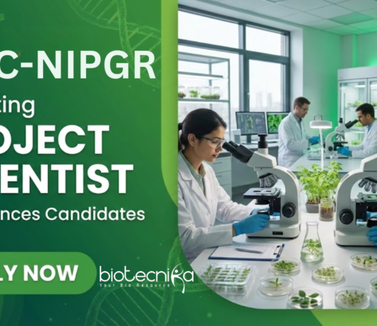 Scientist Job at BRIC-NIPGR, New Delhi. Life Sciences Candidates, Attend The Walk-in-Interview. Wheat Genomics project.