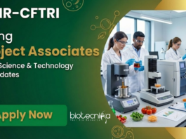 Project Associate Job at CSIR-CFTRI, Mysuru. Food Sciences & Technology Candidates, Apply Now. THR nutrition project.