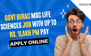 Govt Microbiology Jobs | Govt Genetics Jobs | Govt BIRAC Jobs | BIRAC Careers