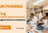 Opening for Executive Jobs at Sun Pharma – MSc Candidates Apply Now Apply for Executive Analytical Development at Sun Pharma. Explore Executive Jobs and MSc Life Science Jobs with a Growing Sun Pharma Career.
