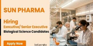 Opening for Executive Jobs at Sun Pharma – MSc Candidates Apply Now Apply for Executive Analytical Development at Sun Pharma. Explore Executive Jobs and MSc Life Science Jobs with a Growing Sun Pharma Career.