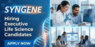 Apply for Executive Jobs at Syngene International. Build a Life Science Career in Bioanalytical Research with Syngene Careers in Bangalore.