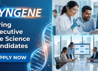 Executive Jobs at Syngene – Life Science Candidates Apply Now Apply for Executive Jobs at Syngene International. Build a Life Science Career in Bioanalytical Research with Syngene Careers in Bangalore.