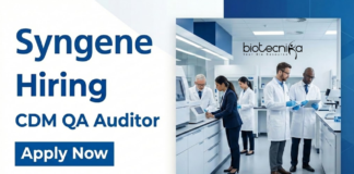Explore Clinical Data Management Jobs at Syngene. Apply for CDM QA Auditor Roles in Bangalore and Build a Strong Syngene Career in QA jobs.