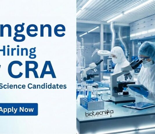 Apply for Clinical Research Associate Jobs at Syngene. Senior CRA Role Open for Life Science Jobs Professionals in Clinical Operations.