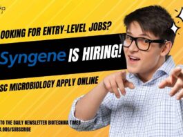 Entry-Level Microbiology Jobs at Syngene | MSc Microbiology Jobs | Research Trainee Jobs