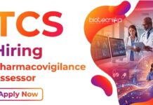 TCS is Hiring Pharmacovigilance Assessor – Apply Now for PV Jobs Explore PV Jobs at TCS Mumbai. Build a strong TCS Career and grow your Career in Pharmacovigilance through global PV agreement roles.