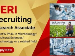 Explore Research Associate Jobs in sustainable agriculture at TERI. Ideal Biotechnology Jobs for building a strong Career in Life Science.