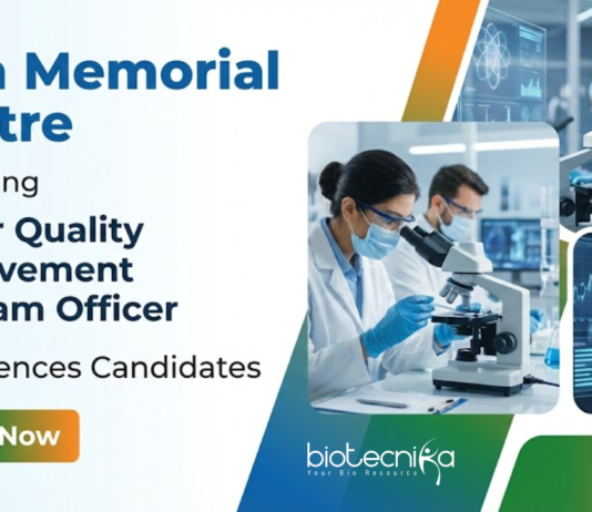 Apply for TMC Recruitment for Senior Quality Improvement Program Officer. Explore Life Science Jobs in Quality Management Areas