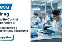 Quality Control Jobs at Teva – Biotech/ Microbiology Candidates Apply Now Apply for Quality Control Jobs at Teva Pharmaceuticals. QC Technician II role in Goa for Microbiology and Biotechnology Professionals.
