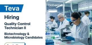 Quality Control Jobs at Teva – Biotech/ Microbiology Candidates Apply Now Apply for Quality Control Jobs at Teva Pharmaceuticals. QC Technician II role in Goa for Microbiology and Biotechnology Professionals.