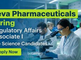 Apply for Regulatory Affairs Jobs at Teva Pharmaceuticals. Explore Life Science Jobs in Navi Mumbai with Global Exposure and Career Growth.