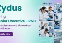 Apply for R&D Jobs in Surat at Zydus Medtech. Senior Executive Role Open for Life Science & Biomedical Candidates in Medical Devices.