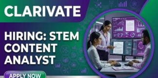 Life Science Job at Clarivate | Apply Now for the Hybrid Role