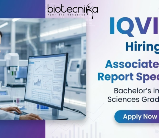 Specialist Jobs at IQVIA for clinical research professionals in India