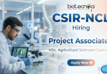 CSIR-NCL Project Associate-I Recruitment 2026 | Agricultural Sciences Jobs CSIR NCL Project Associate Jobs 2026 recruitment notification Pune