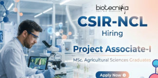 CSIR-NCL Project Associate-I Recruitment 2026 | Agricultural Sciences Jobs CSIR NCL Project Associate Jobs 2026 recruitment notification Pune