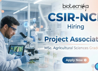 CSIR-NCL Project Associate-I Recruitment 2026 | Agricultural Sciences Jobs CSIR NCL Project Associate Jobs 2026 recruitment notification Pune