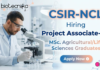 CSIR-NCL Project Associate-I/II Recruitment 2026 | Agricultural Sciences Jobs CSIR NCL Project Associate Jobs 2026 for Life Sciences candidates at NCIM Pune