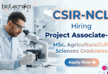 CSIR-NCL Project Associate-I/II Recruitment 2026 | Agricultural Sciences Jobs CSIR NCL Project Associate Jobs 2026 for Life Sciences candidates at NCIM Pune