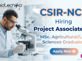 CSIR NCL Project Associate Jobs 2026 for Life Sciences candidates at NCIM Pune