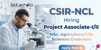 CSIR NCL Project Associate Jobs 2026 for Life Sciences candidates at NCIM Pune
