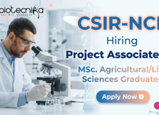 CSIR-NCL Project Associate-I/II Recruitment 2026 | Agricultural Sciences Jobs CSIR NCL Project Associate Jobs 2026 for Life Sciences candidates at NCIM Pune