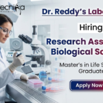 Freshers Research Associate Jobs at Dr. Reddy’s Laboratories – Life Science Jobs | Apply Now Research Associate Jobs at Dr. Reddy’s Laboratories Careers for Life Science graduates