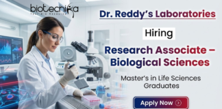 Freshers Research Associate Jobs at Dr. Reddy’s Laboratories – Life Science Jobs | Apply Now Research Associate Jobs at Dr. Reddy’s Laboratories Careers for Life Science graduates
