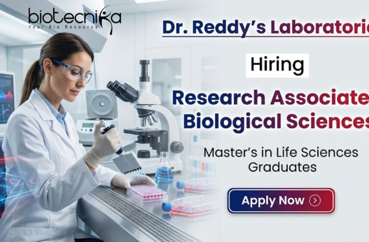 Freshers Research Associate Jobs at Dr. Reddy’s Laboratories – Life Science Jobs | Apply Now Research Associate Jobs at Dr. Reddy’s Laboratories Careers for Life Science graduates