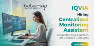 Life Sciences Jobs at IQVIA – Centralized Monitoring Assistant Clinical Research Role