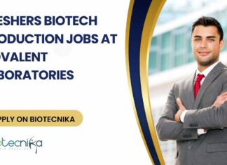 Freshers Biotech Production Jobs at Covalent Laboratories, Apply on Biotecnika