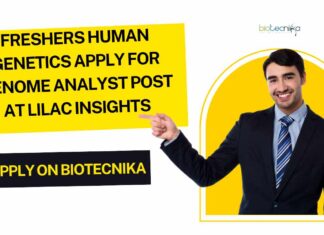 Freshers Human Genetics Jobs at Lilac Insights, Apply on Biotecnika