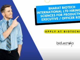 Bharat Biotech International Jobs | BSc Biotech Jobs | MSc Life Sciences Jobs