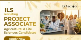 Project Associate Job at ILS. Agricultural Sciences Candidates, Apply Now. ICMR/BIRAC project on wastewater genomic surveillance.
