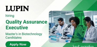 Quality Assurance Job at Lupin. Master's in Biotechnology Candidates, Apply Now For Quality Assurance Executive Role in Pune.