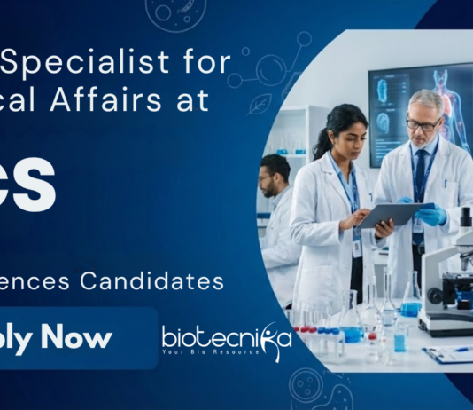 Life Science Job at TCS. Apply Now For FUSE Specialist for Medical Affairs Opportunity in Mumbai/ Hyderabad/ Bengaluru/ Noida.