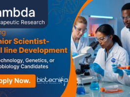 Scientist Job at Lambda Therapeutic Research. Biotechnology, Genetics, or Microbiology Candidates, Apply Now.