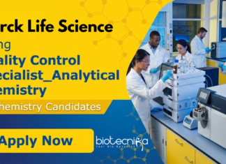 Quality Control Job at Merck Life Science. Biochemistry Candidates, Apply Now For this QC Specialist Job in Bengaluru.
