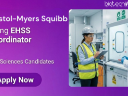 Life Sciences Job at Bristol Myers Squibb. Apply Now For EHSS Coordinator Role in Hyderabad. Global Remediation at BMS