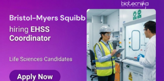 Life Sciences Job at Bristol Myers Squibb. Apply Now For EHSS Coordinator Role in Hyderabad. Global Remediation at BMS