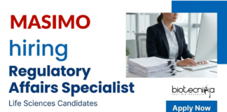 Regulatory Affairs Job at Masimo. Life Sciences Candidates, Apply Now. Experience in Medical Device Class II/III + BIS knowledge preferred.