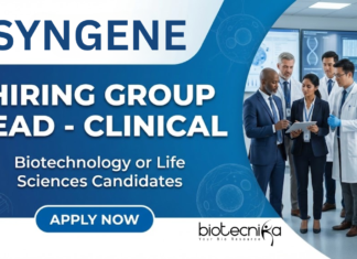 Clinical Research Job at Syngene. Life Sciences or Biotechnology Candidates, Apply Now. Job Opportunity in Bengaluru, India.