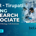 Research Associate Job at IISER Tirupati. Life Sciences Candidates, Apply Now. Focus on Rice Genome Editing & Root Engineering.