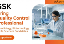 Quality Control Job at GSK. Microbiology, Biotechnology, or Life Sciences Candidates, Apply Now. Job in Nashik.