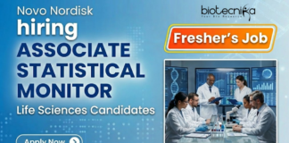Clinical Research Fresher Job at Novo Nordisk. Life Sciences Candidates, Apply Now for Associate Statistical Monitor Role. Job in Bangalore.