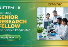 SRF Job at NIFTEM Kundli. Biotechnology & Life Sciences Candidates, Apply Now For This Senior Research Fellow Position.