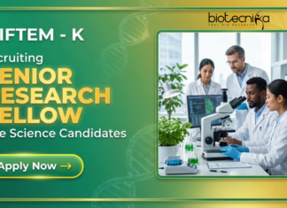 SRF Job at NIFTEM Kundli. Biotechnology & Life Sciences Candidates, Apply Now For This Senior Research Fellow Position.