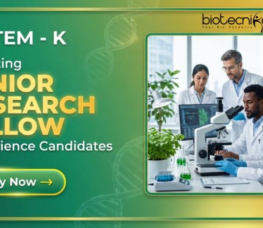 SRF Job at NIFTEM Kundli. Biotechnology & Life Sciences Candidates, Apply Now For This Senior Research Fellow Position.